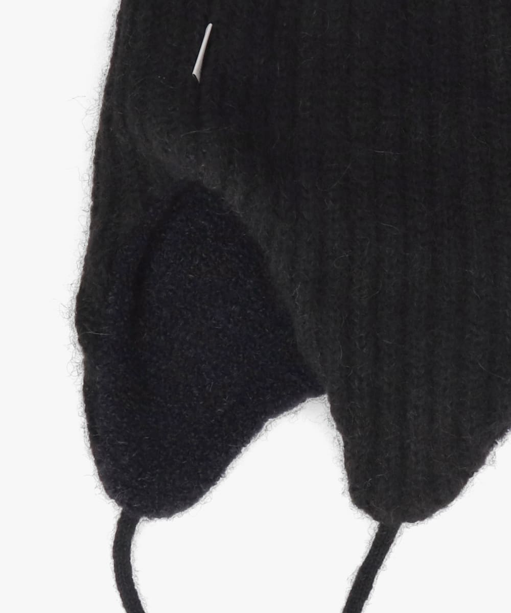 はっぴー OVERRIDE KNIT HOOD BEANIE SGP | 57cm～59cm(98) BLACK (01