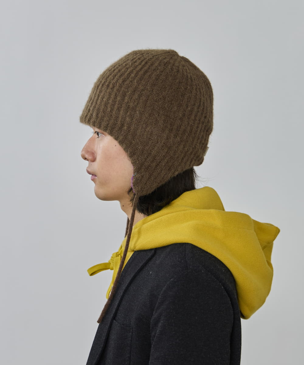 k-ラビ 予約】OVERRIDE ALPACA BLEND EARLAP BEANIE | 57cm～59cm(98