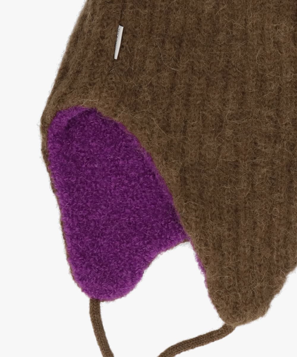 k-ラビ 予約】OVERRIDE ALPACA BLEND EARLAP BEANIE | 57cm～59cm(98