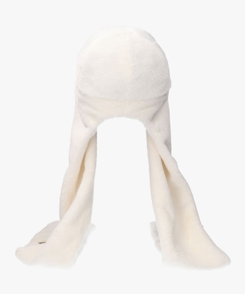 OVERRIDE MINIFUR WINTER SCARFCAP SGP | 58cm(58) DK GRAY (02