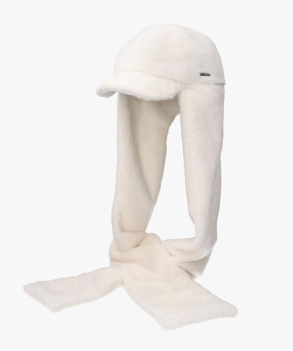おかぴページ OVERRIDE MINIFUR WINTER SCARFCAP SGP | 58cm(58) DK GRAY (02