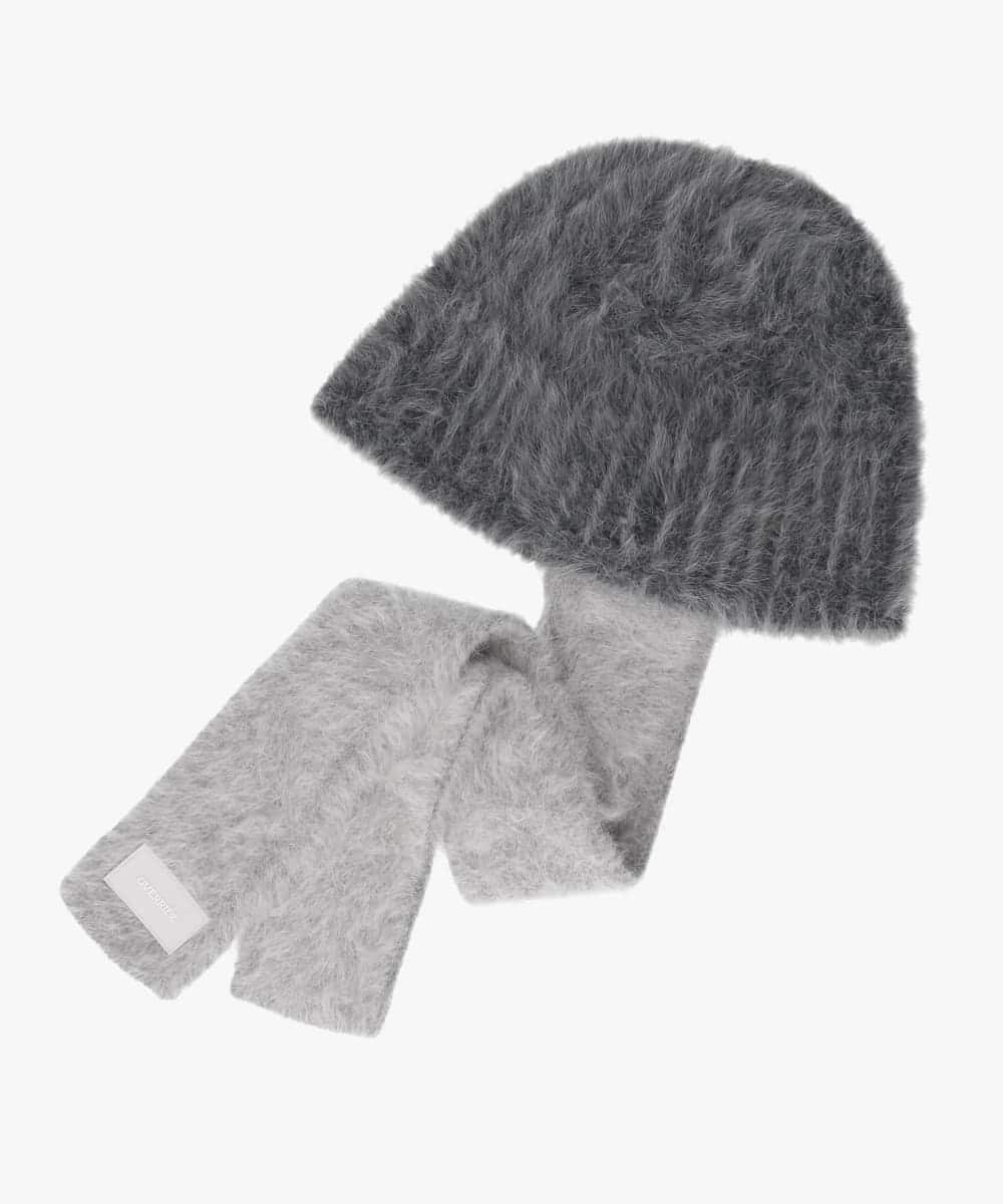 OVERRIDE  ANG SCARF CLOCHE HAT