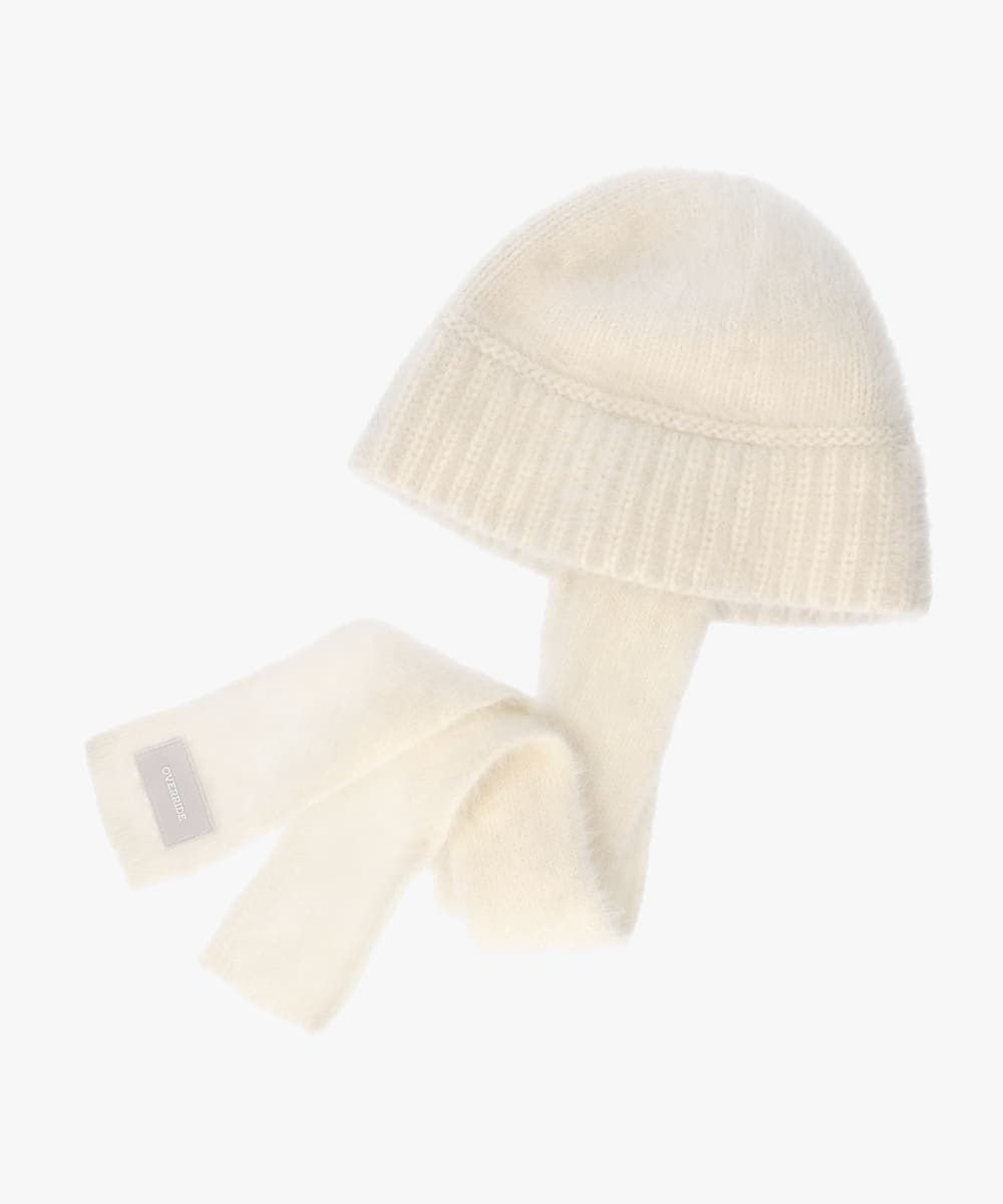 OVERRIDE  ANG SCARF CLOCHE HAT