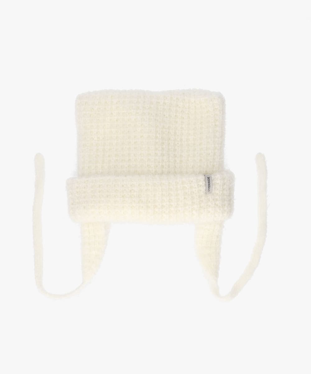 めい　0206 OVERRIDE KNIT FLUFFY CAT GUIDE | 57cm～59cm(98) BLACK (01