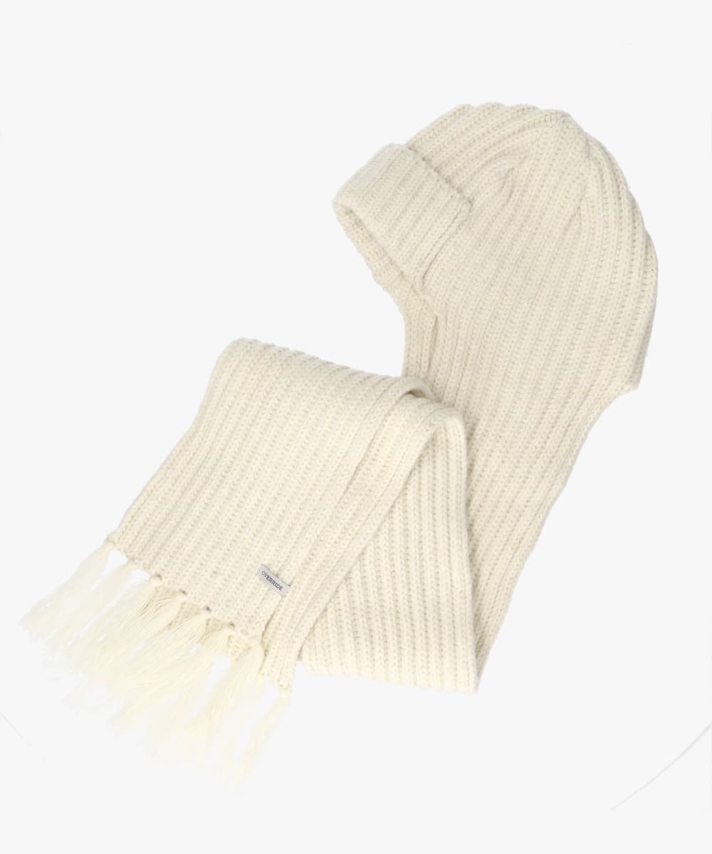 【予約】OVERRIDE  KNIT SCARF FLIGHTCAP SGP