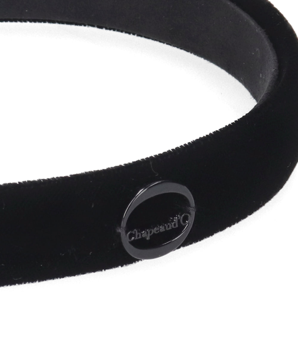 Chapeau d' O  Velvet Thin Headband — 商品写真 7