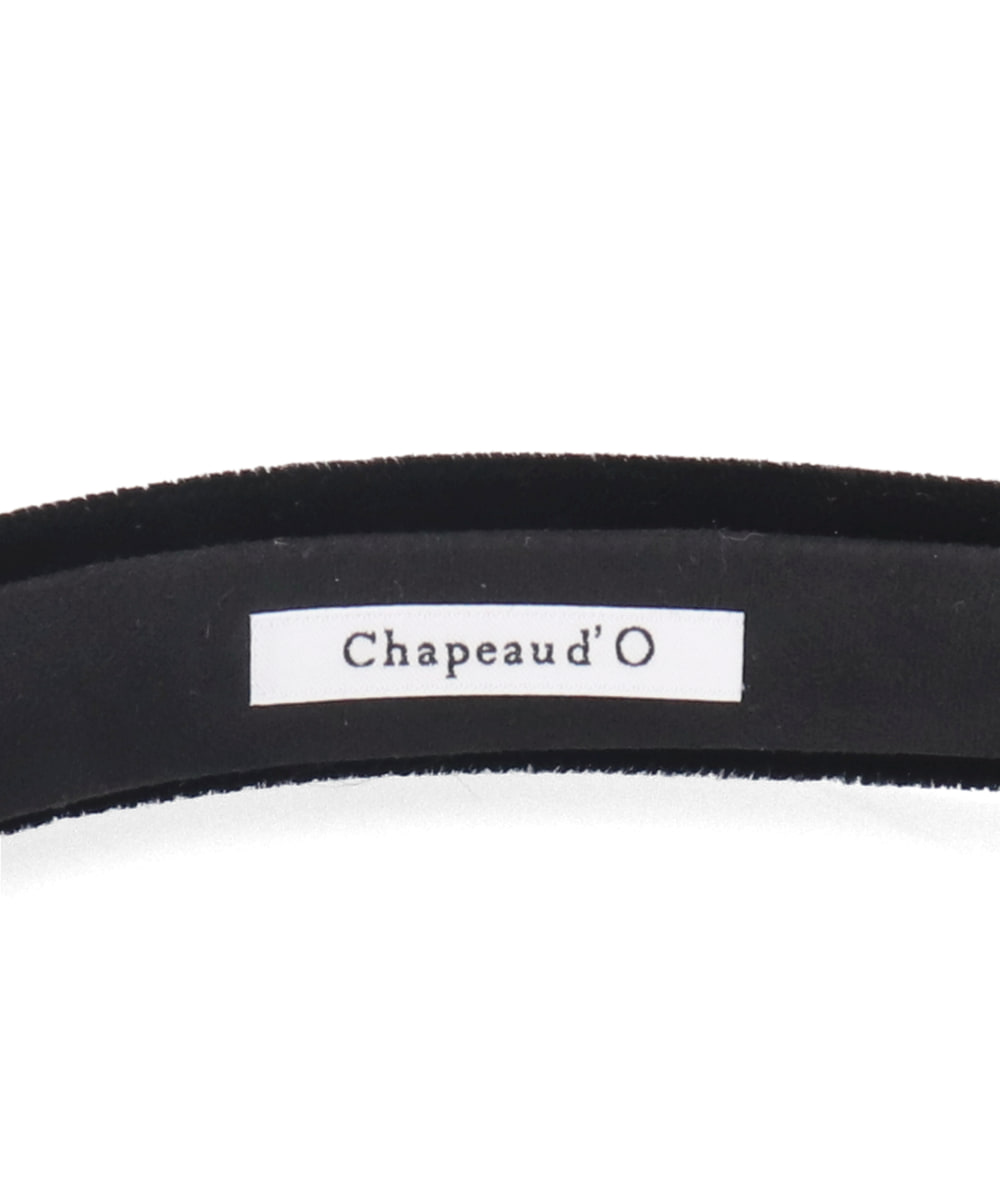 Chapeau d' O  Velvet Thin Headband — 商品写真 8