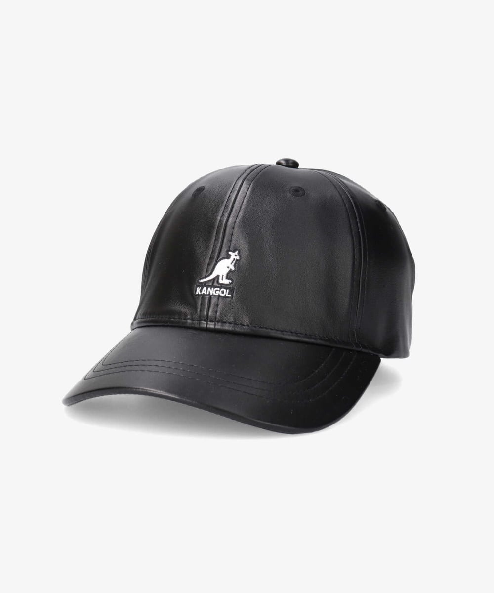 KANGOL SMU FAUX LEATHER DEEP FIT CAP