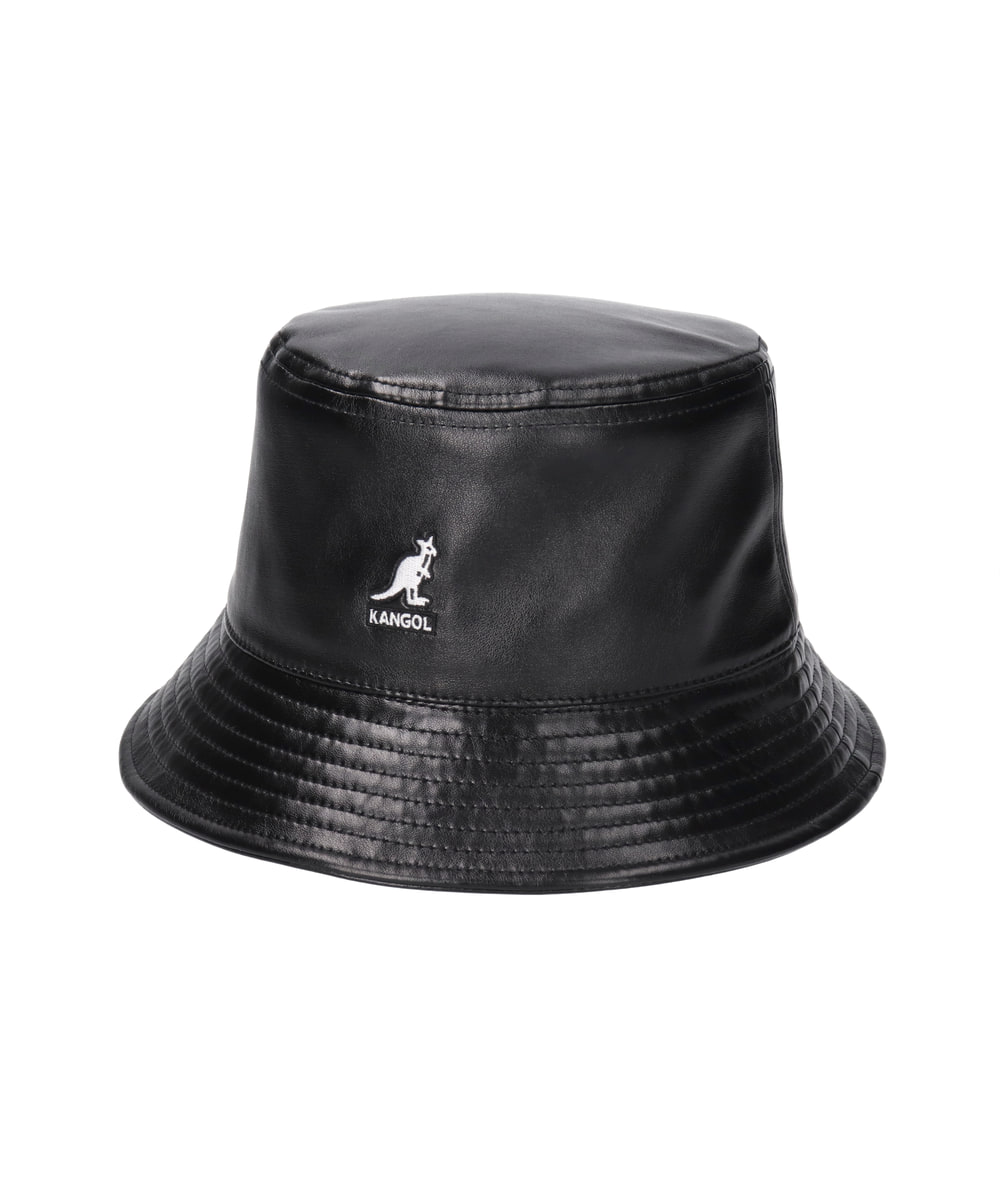 KANGOL SMU FAUX LEATHER BUCKET
