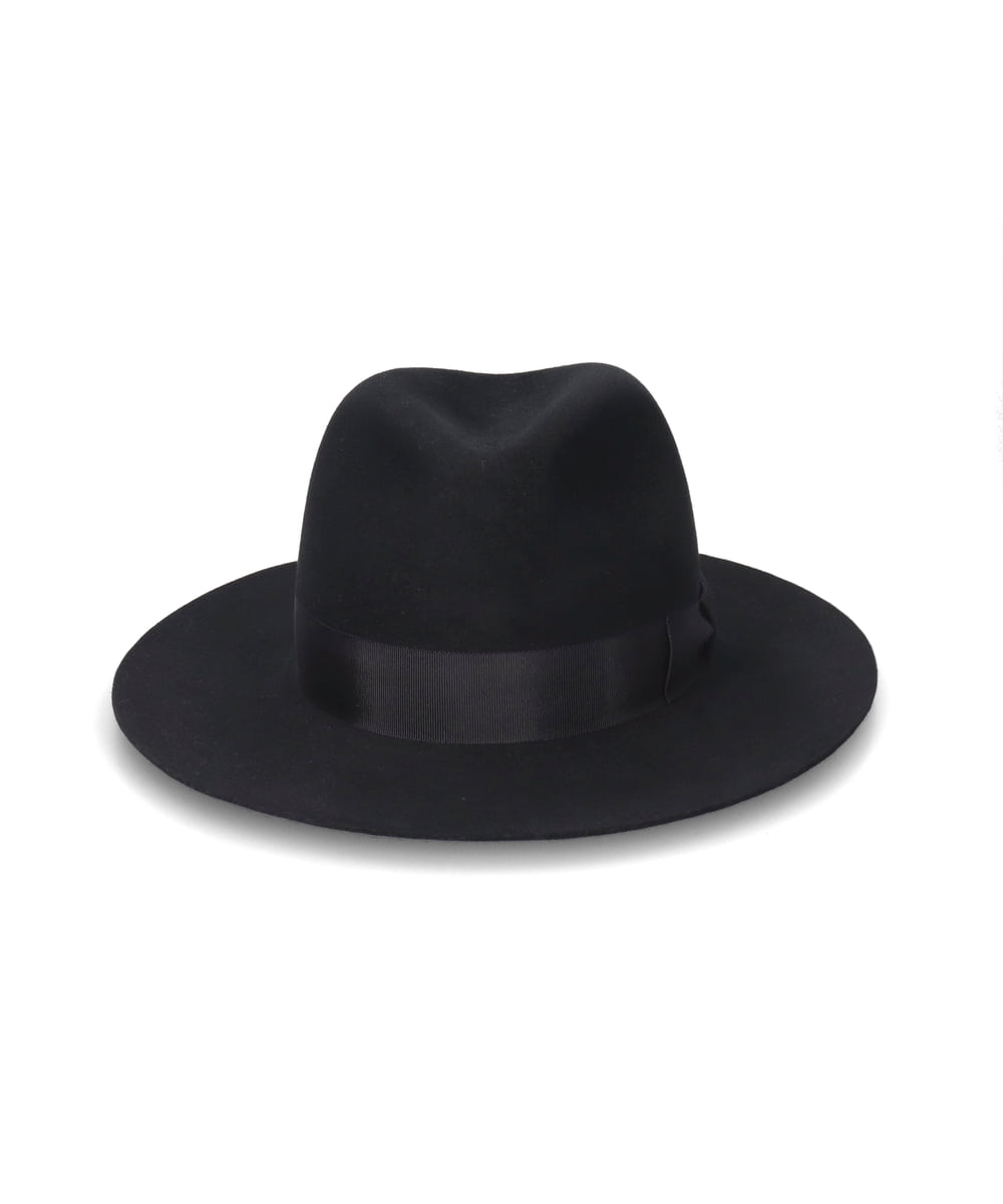 OVERRIDE  L.BRIM FELT FEDORA — 商品写真 9