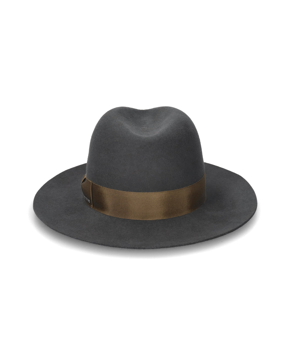 OVERRIDE  L.BRIM FELT FEDORA — 商品写真 6