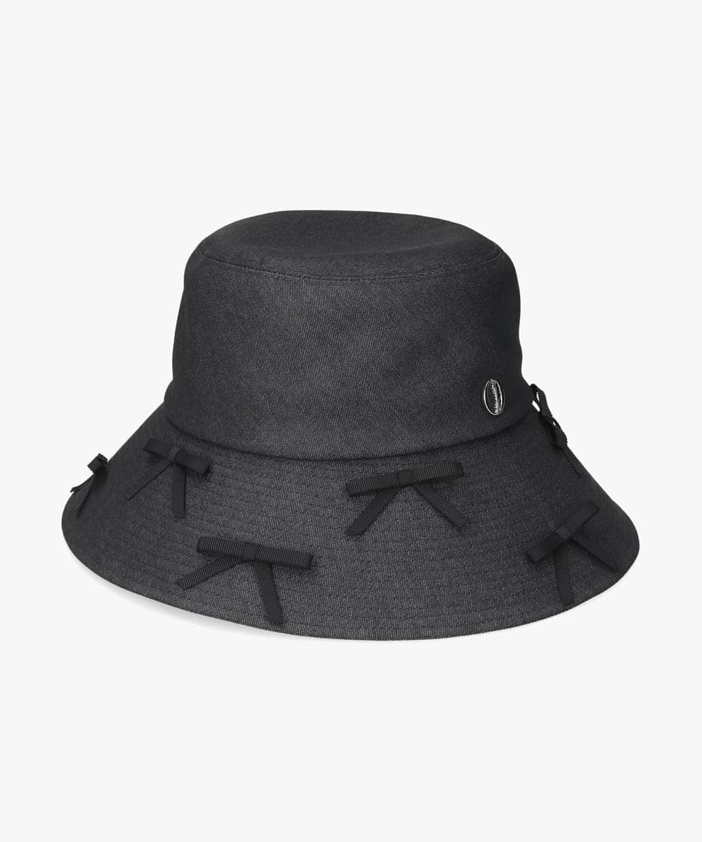 Chapeau d' O  Denim Ribbon Capeline