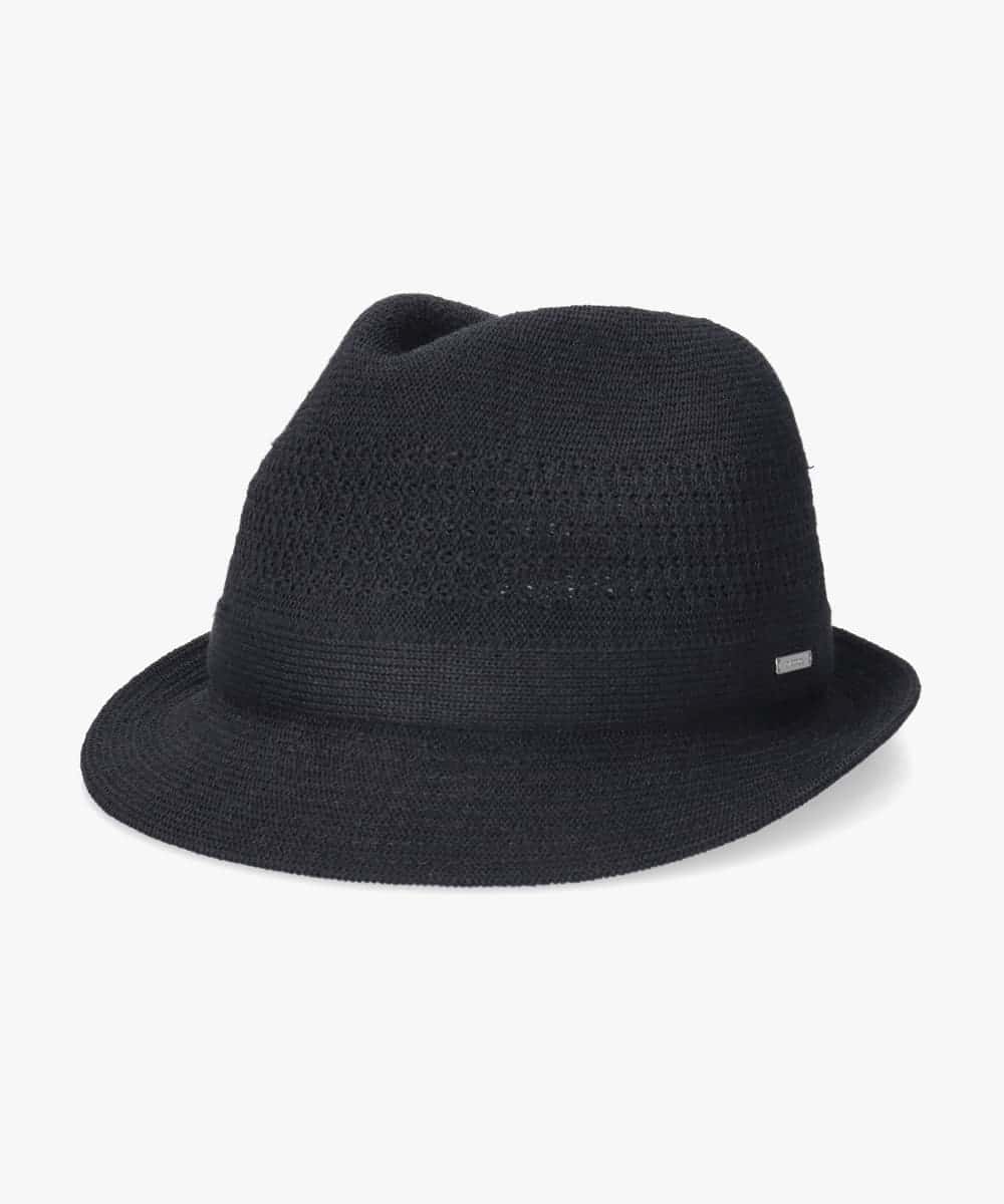 OVERRIDE  REP LINEN BLEND KNIT FEDORA — Product photo 10