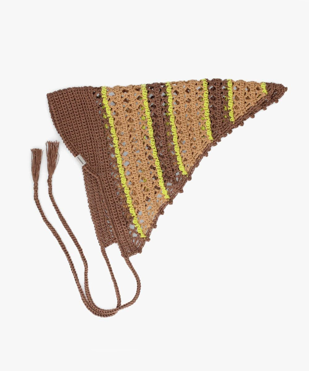 OVERRIDE  CROCHET BABUSHKA CAP SG — 商品写真 7