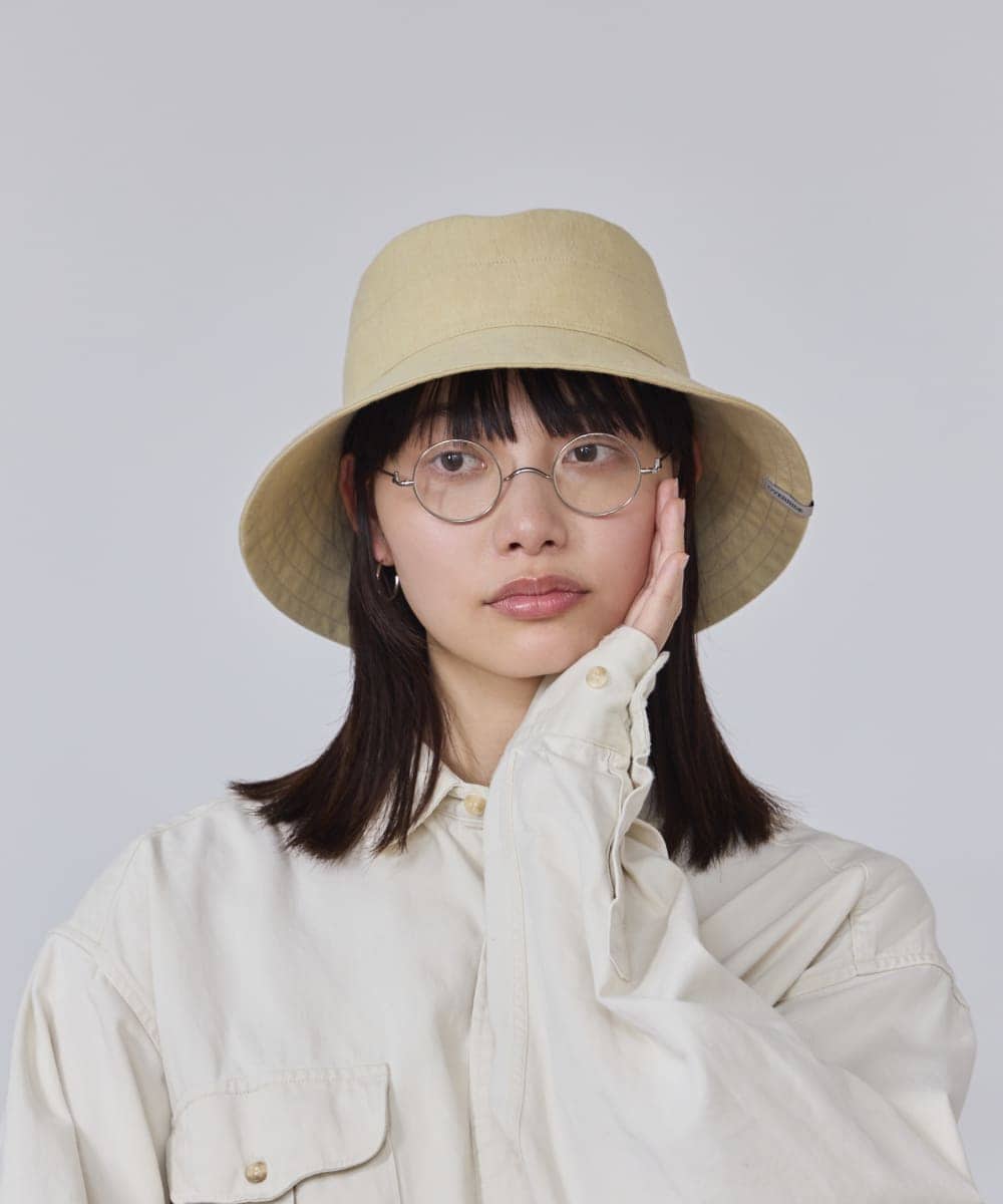 OVERRIDE  COTTON LINEN HAT SGP