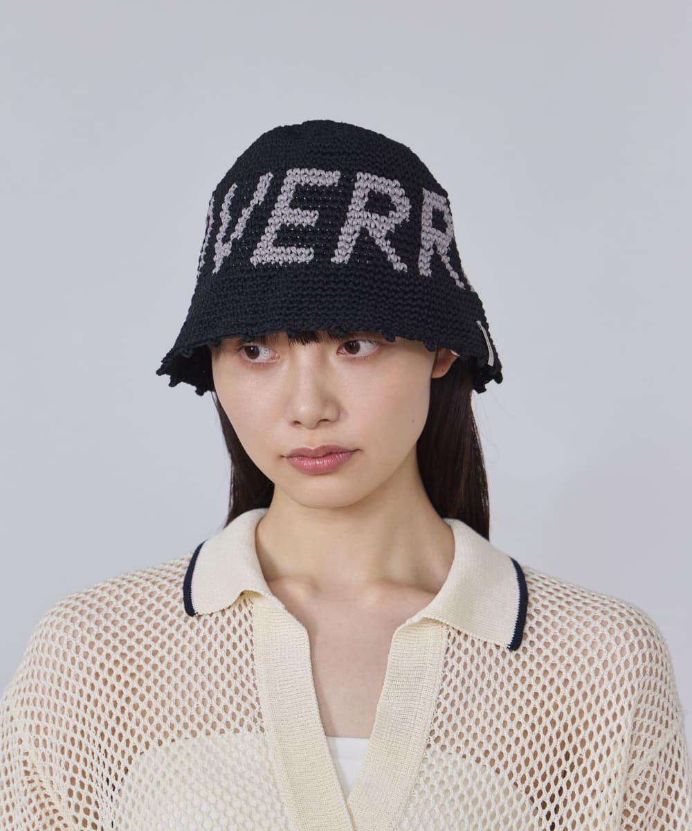 【予約】OVERRIDE  REC CROCHET LOGO HAT SG