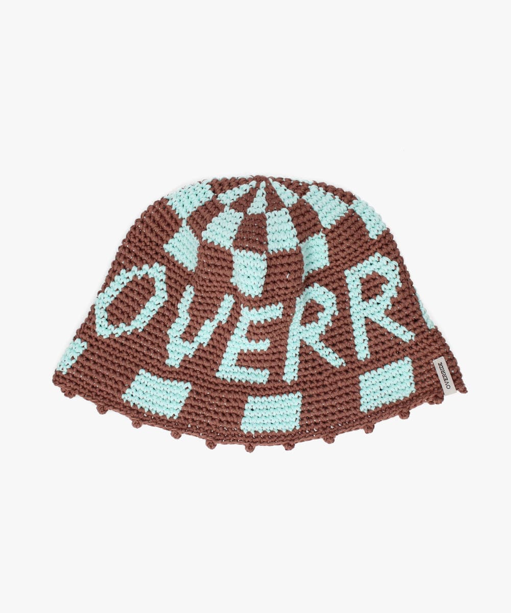 【予約】OVERRIDE  REC CROCHET LOGO HAT SG