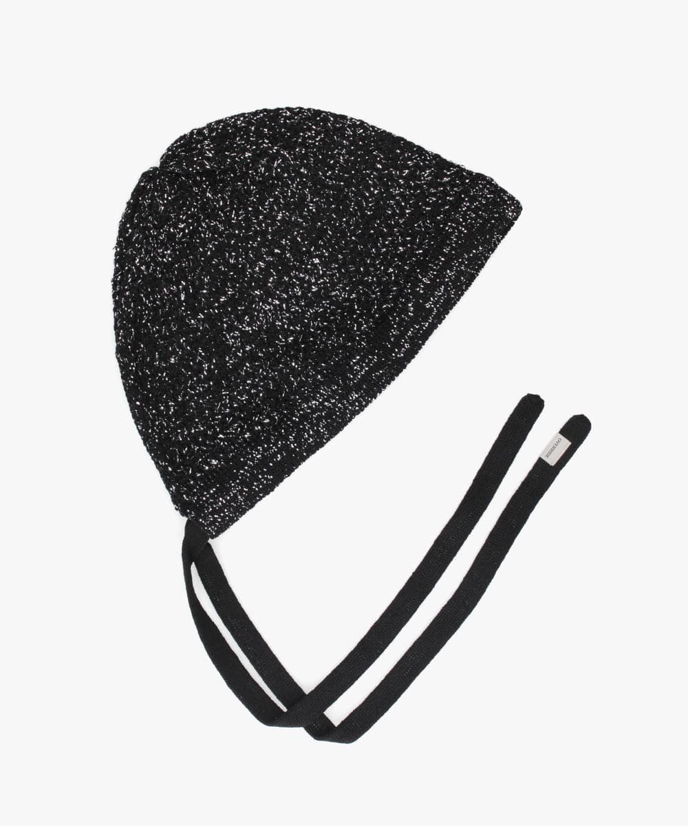 OVERRIDE  KNIT LACE BONNET BEANIE SGP — Product photo 5