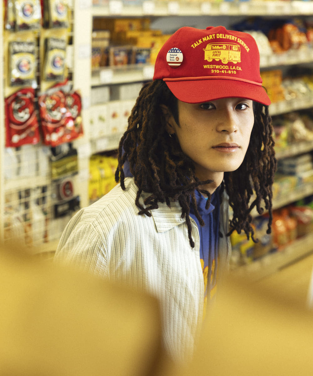 TalkMart   TC-TWILL TRUCKER CAP_RD/BK