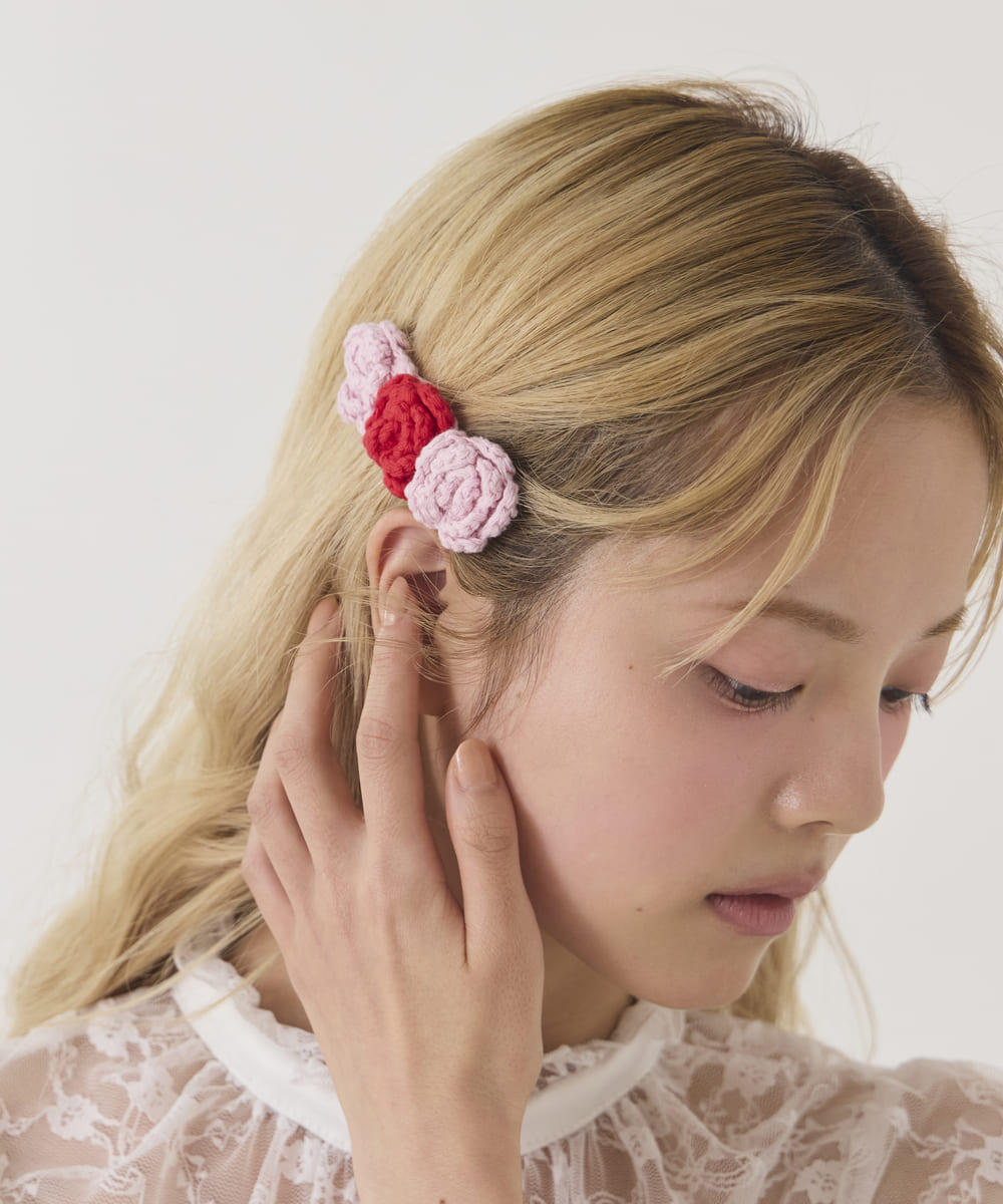 【予約】kaorinomori  ローズヘアピン