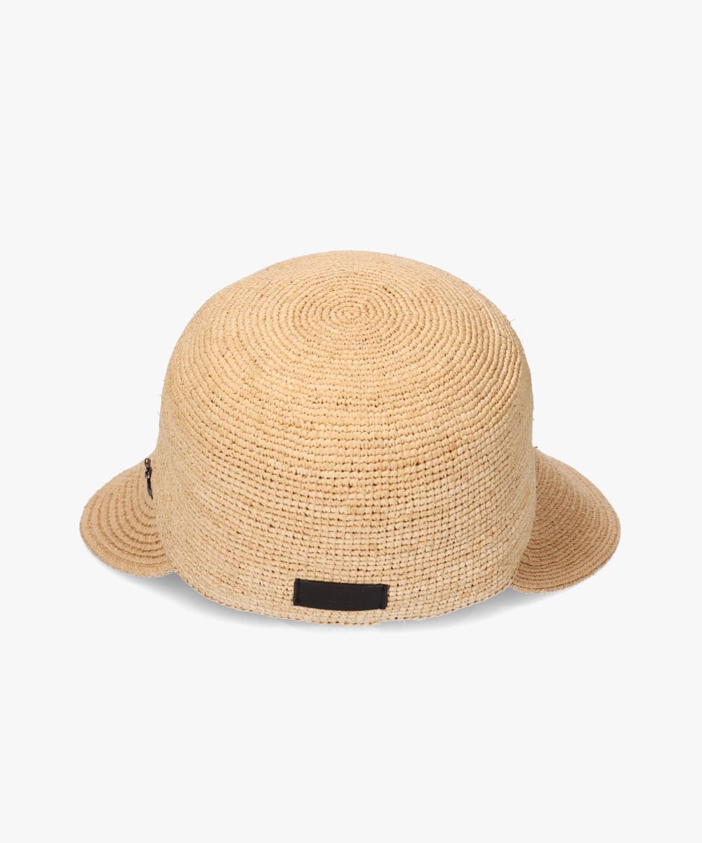arth  Raffia Wide Visor Cap — 商品写真 13
