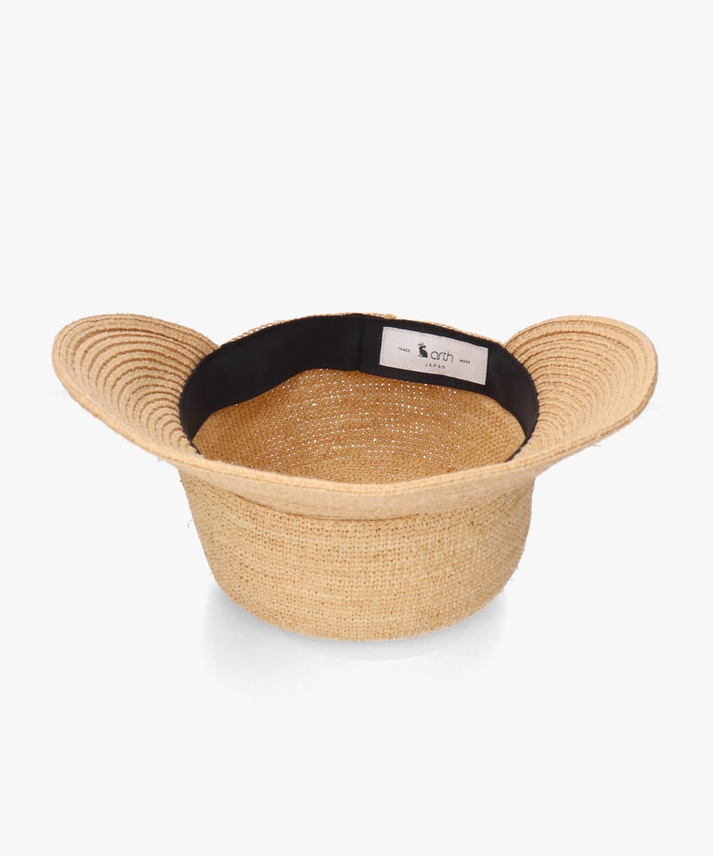 arth  Raffia Wide Visor Cap — 商品写真 15
