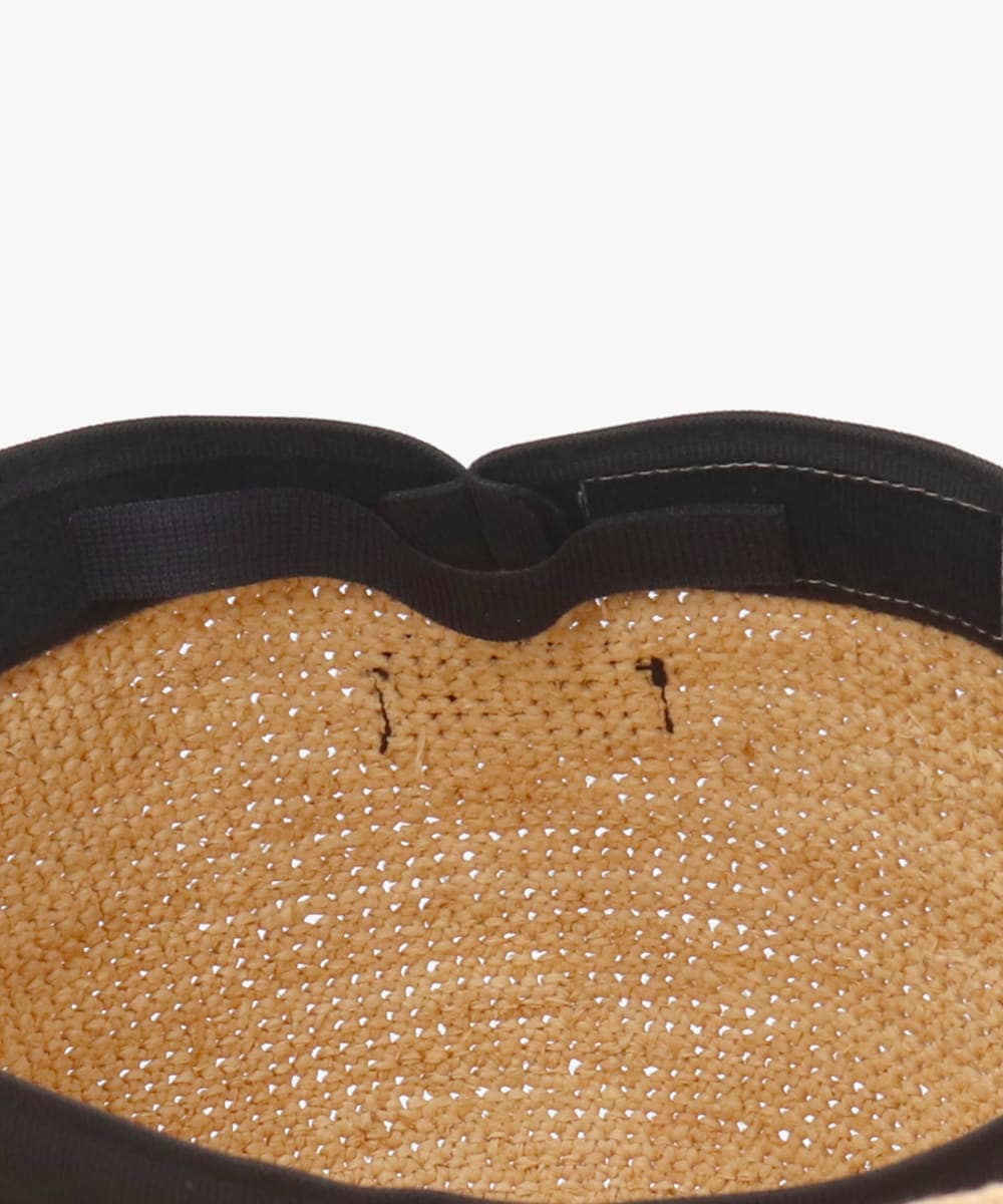 arth  Raffia Wide Visor Cap — 商品写真 17