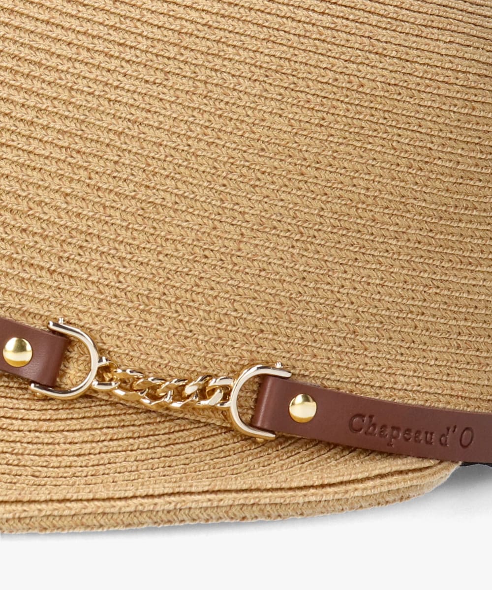 Chapeau d' O  Si_Braid Bit Wide Cap — 商品写真 23