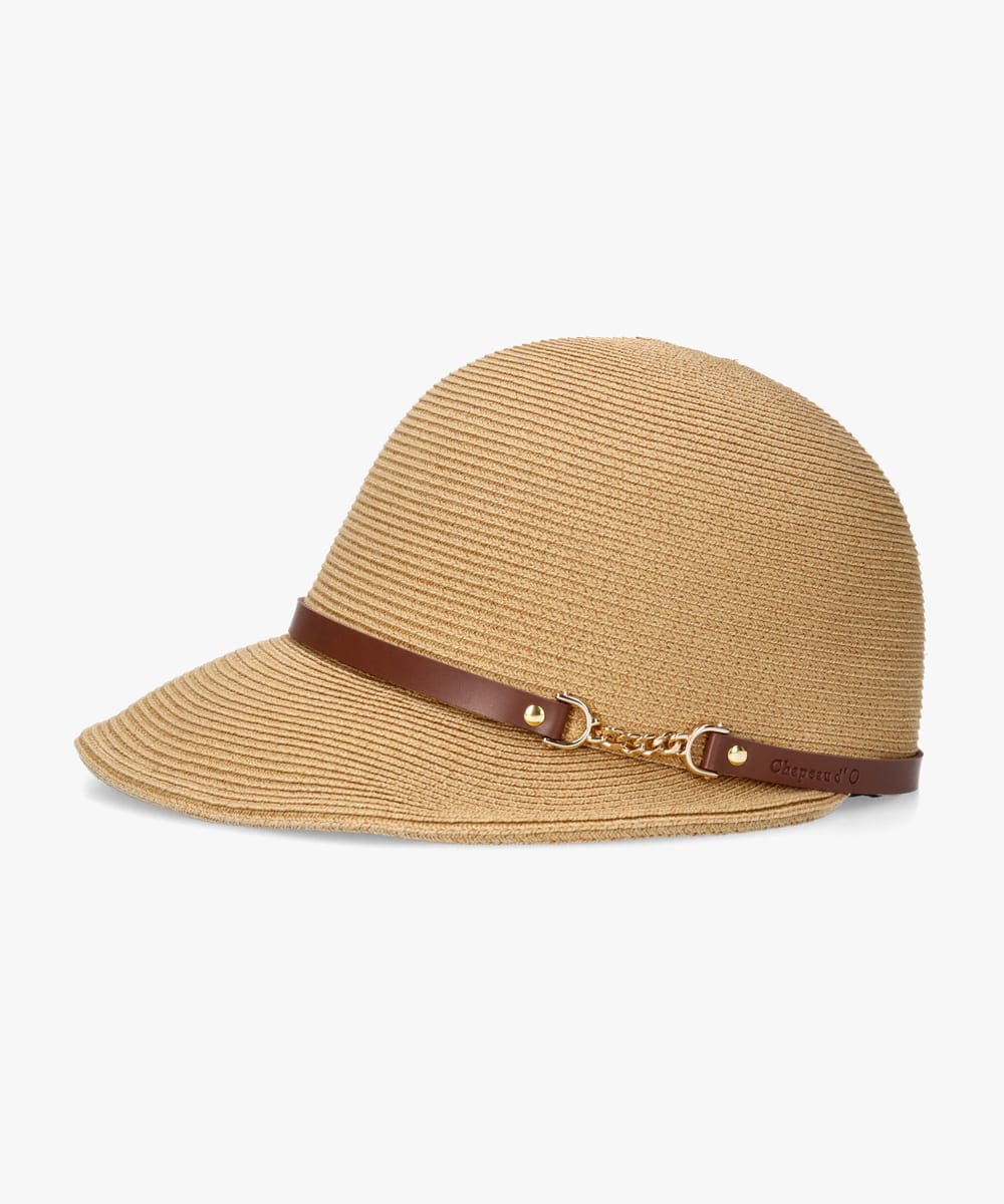 Chapeau d' O  Si_Braid Bit Wide Cap — 商品写真 16