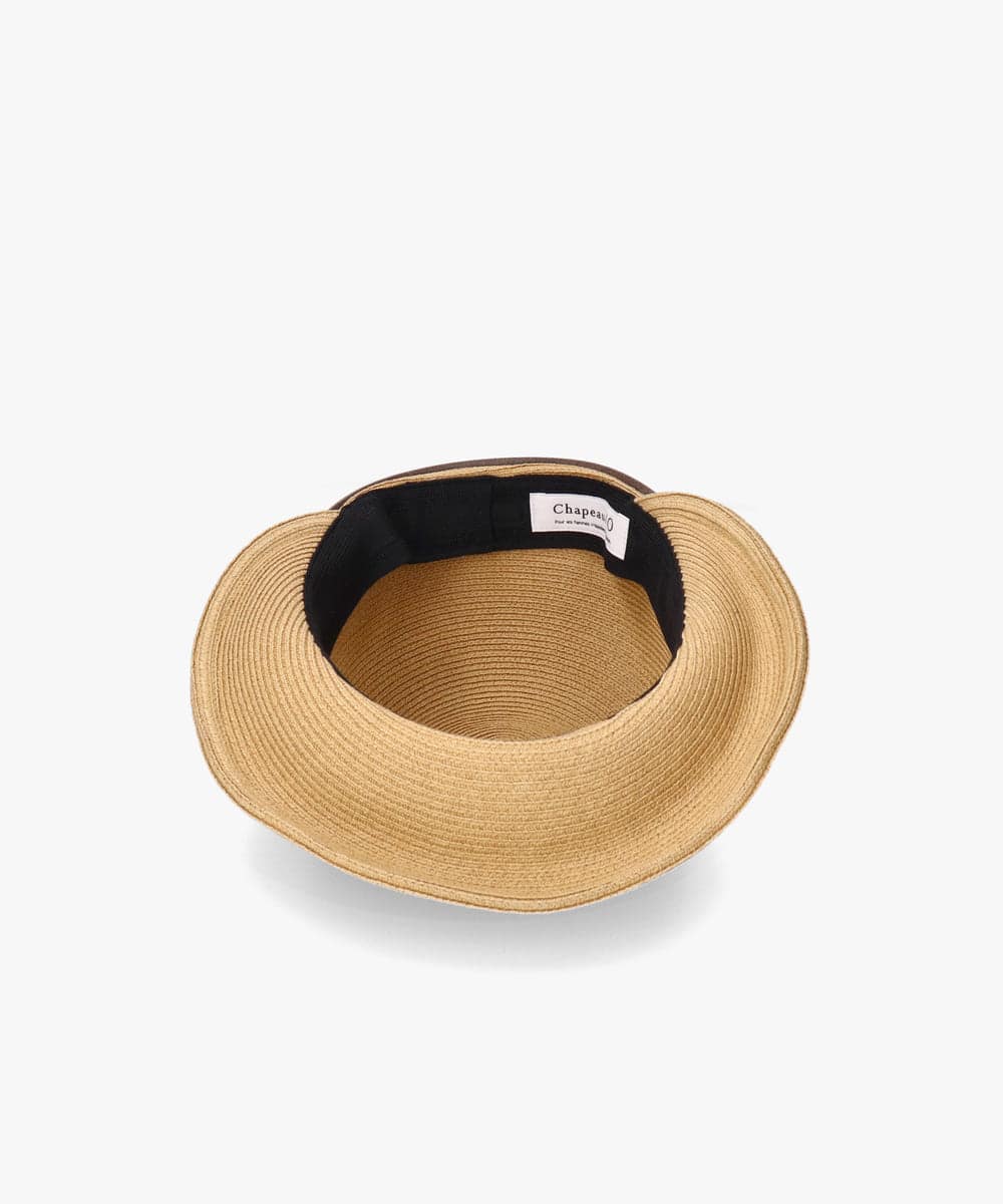 Chapeau d' O  Si_Braid Bit Wide Cap — 商品写真 19