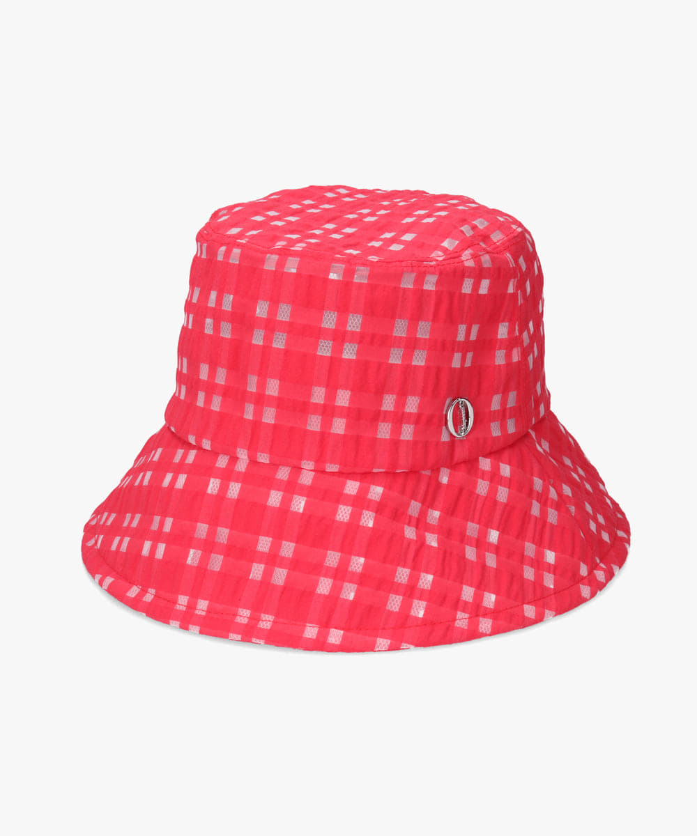 Chapeau d' O  Check Sheer Bucket — 商品写真 8