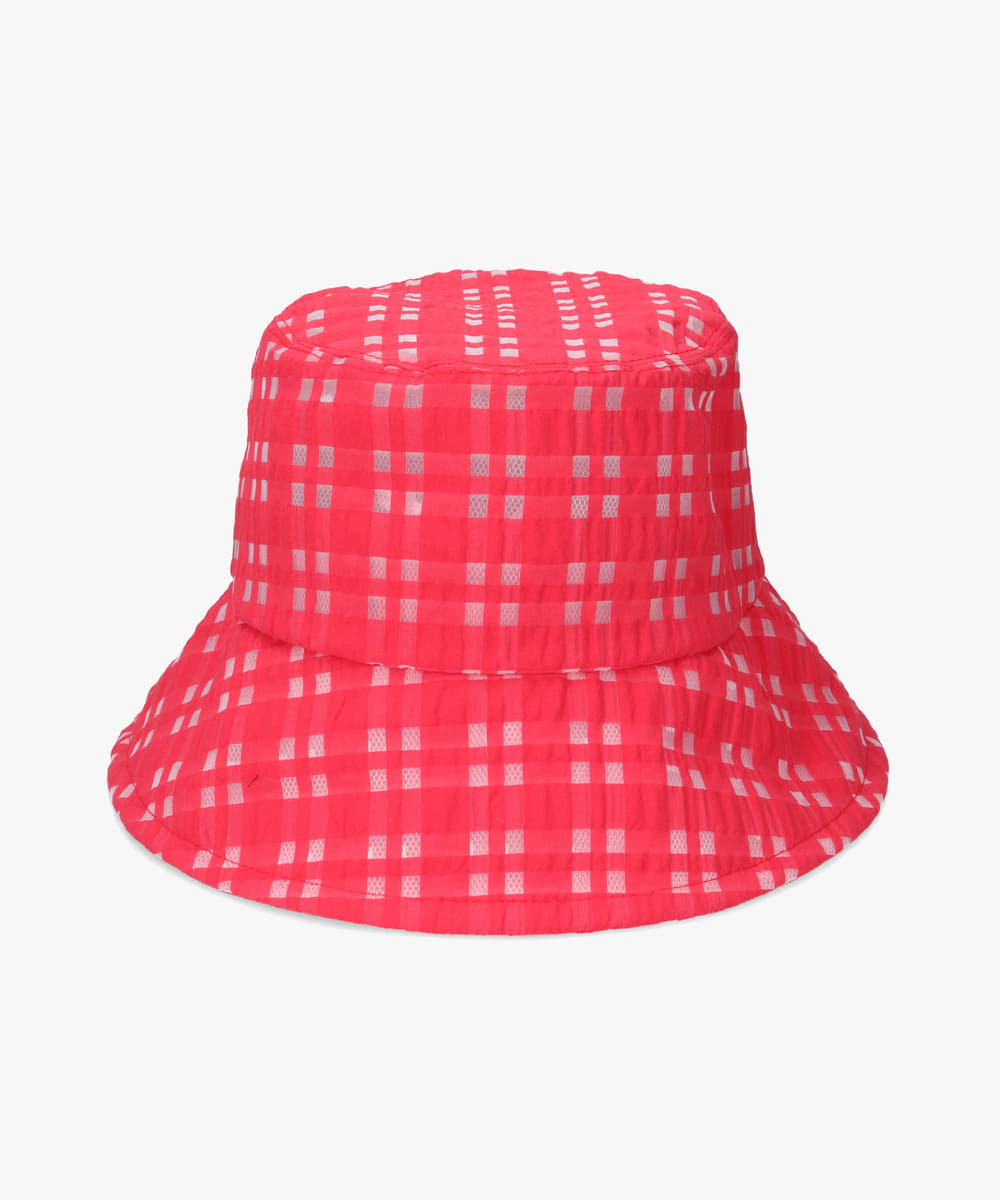 Chapeau d' O  Check Sheer Bucket — 商品写真 9