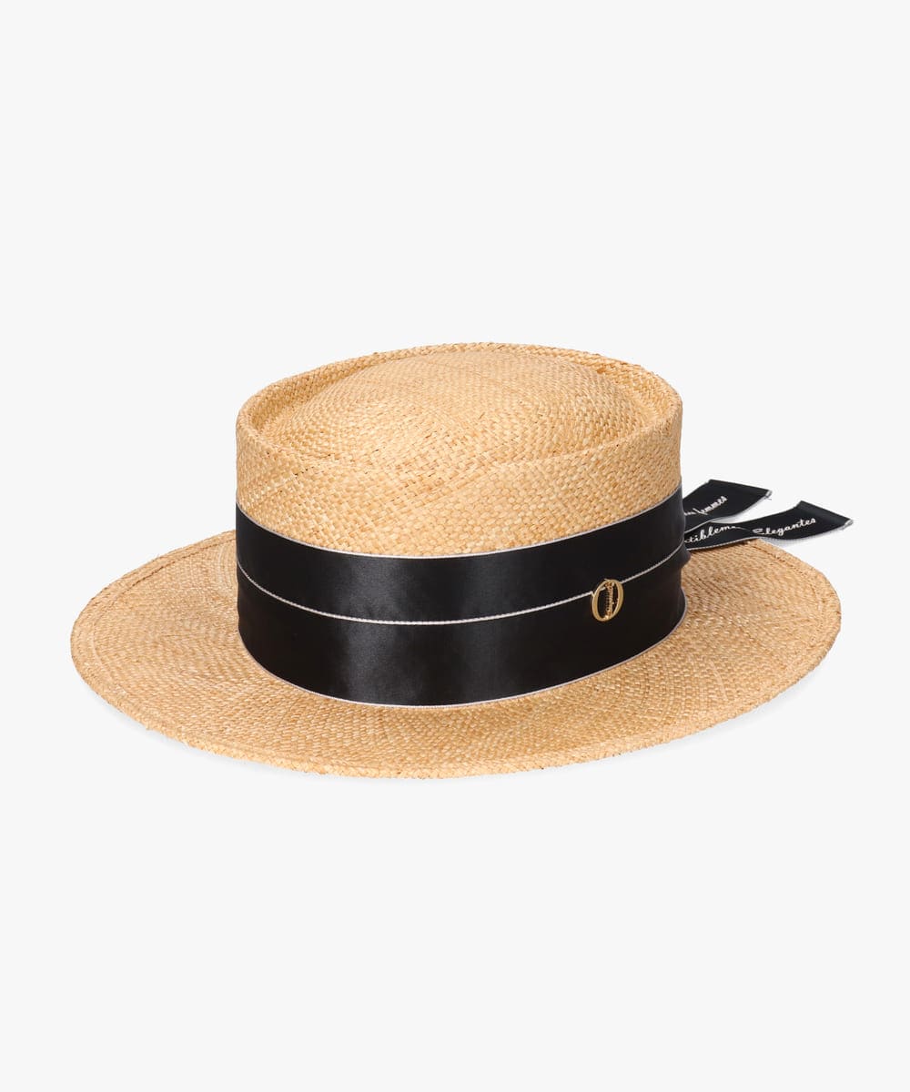 Chapeau d' O  Satin Ribbon Bao Canotier・帽款 — 商品照片 13