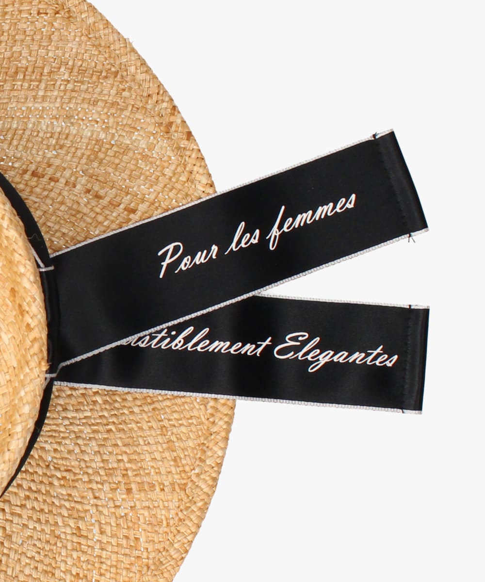 Chapeau d' O  Satin Ribbon Bao Canotier・帽款 — 商品照片 25