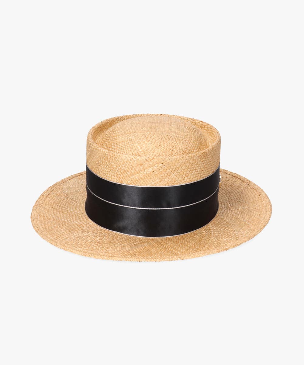 Chapeau d' O  Satin Ribbon Bao Canotier・帽款 — 商品照片 14