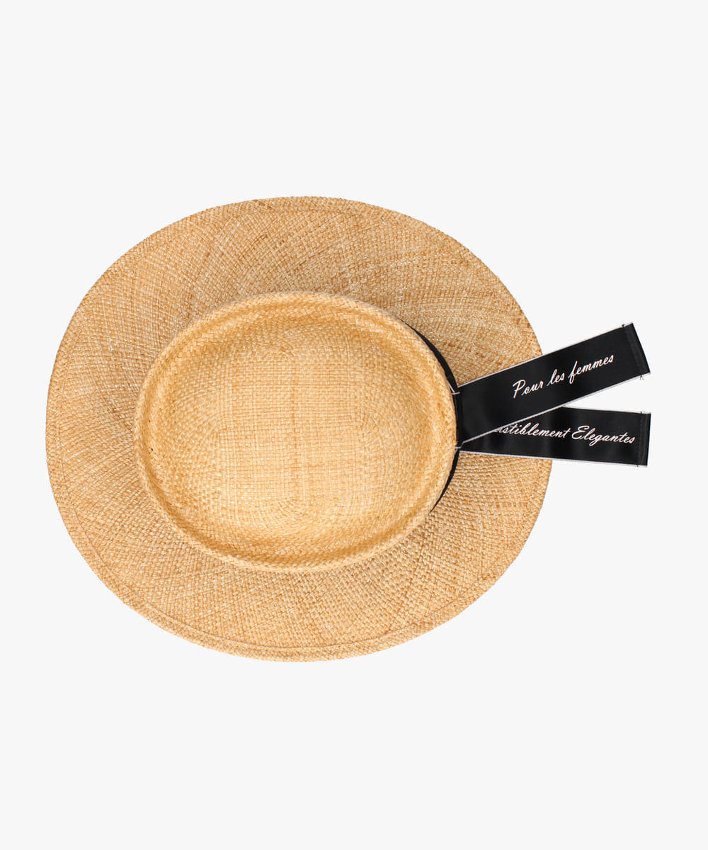 Chapeau d' O  Satin Ribbon Bao Canotier・帽款 — 商品照片 17