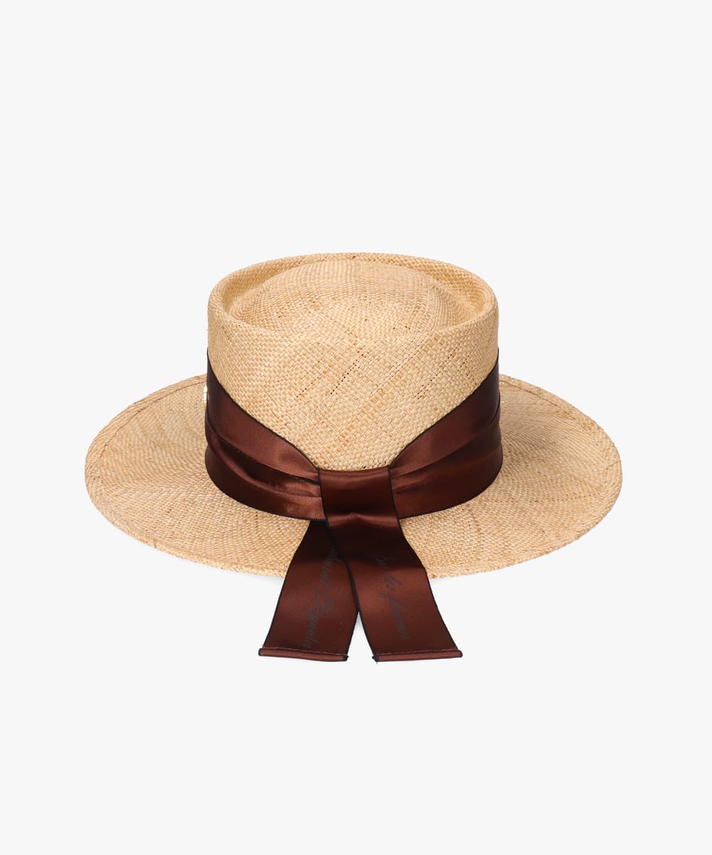 Chapeau d' O  Satin Ribbon Bao Canotier・帽款 — 商品照片 6