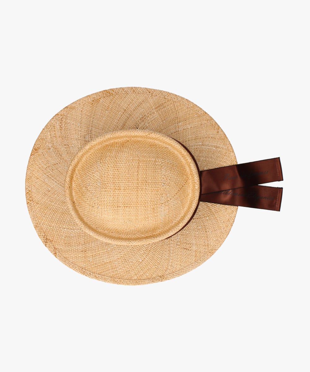Chapeau d' O  Satin Ribbon Bao Canotier・帽款 — 商品照片 7