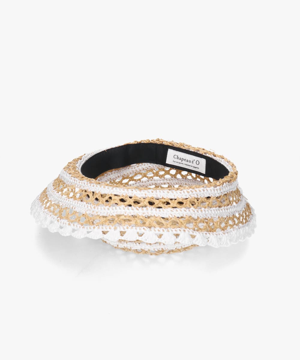 Chapeau d' O  Raffia Lace Bd Hat — 商品写真 11