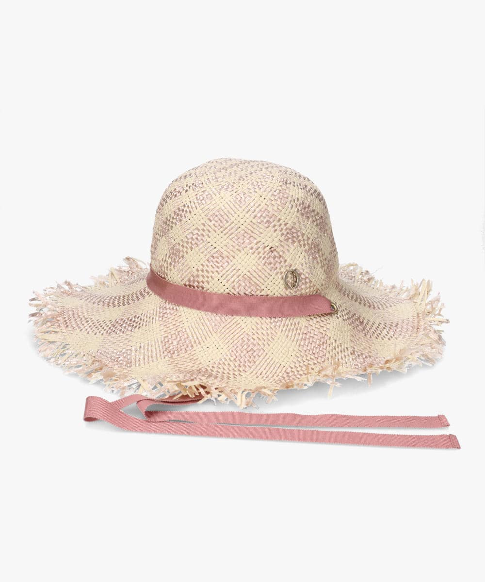【予約】Chapeau d' O  PA Gingham Fringe Hat