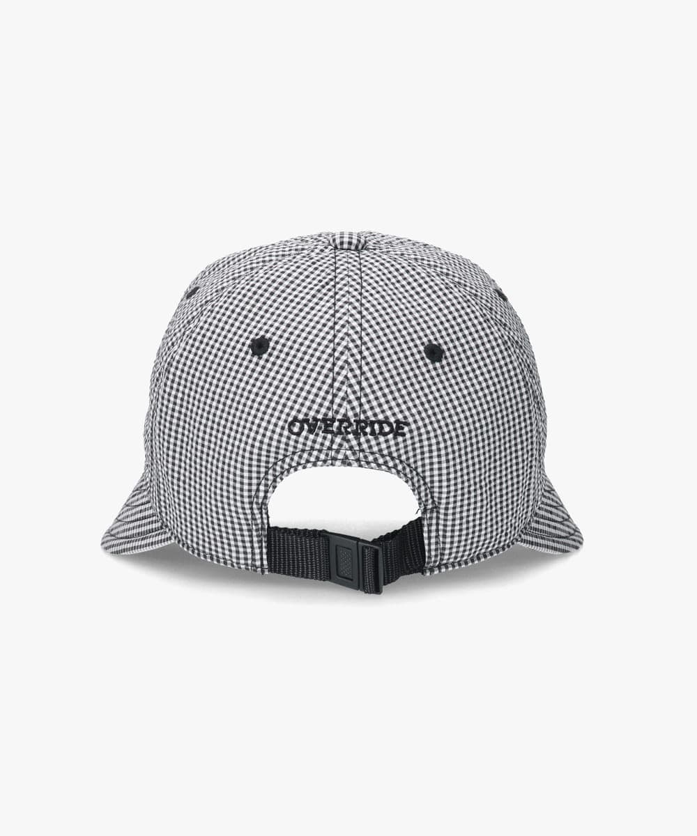 OVERRIDE  SUCKER GINGHAM WIDE CAP SGP — Product photo 7