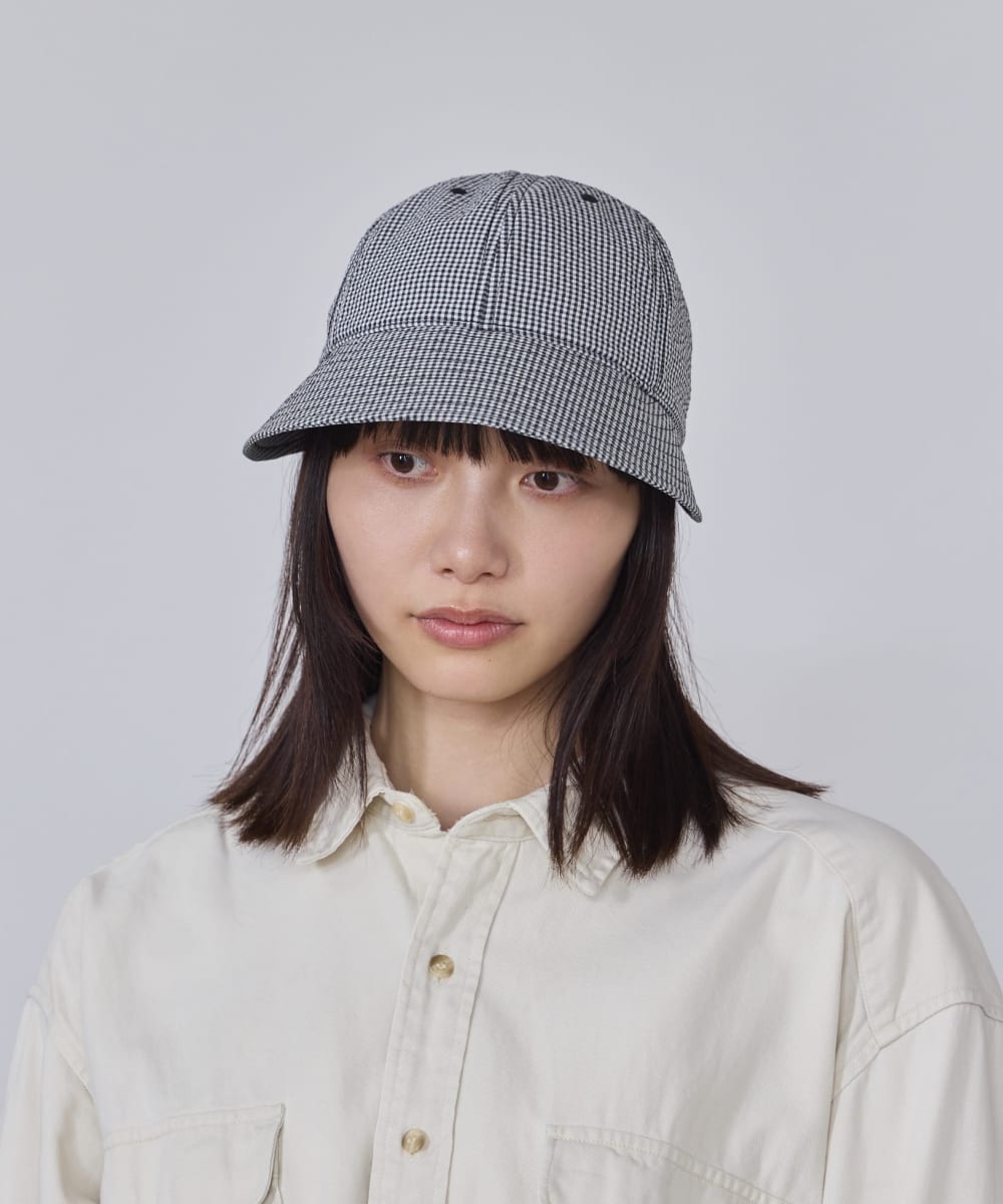 【予約】OVERRIDE  SUCKER GINGHAM WIDE CAP SGP