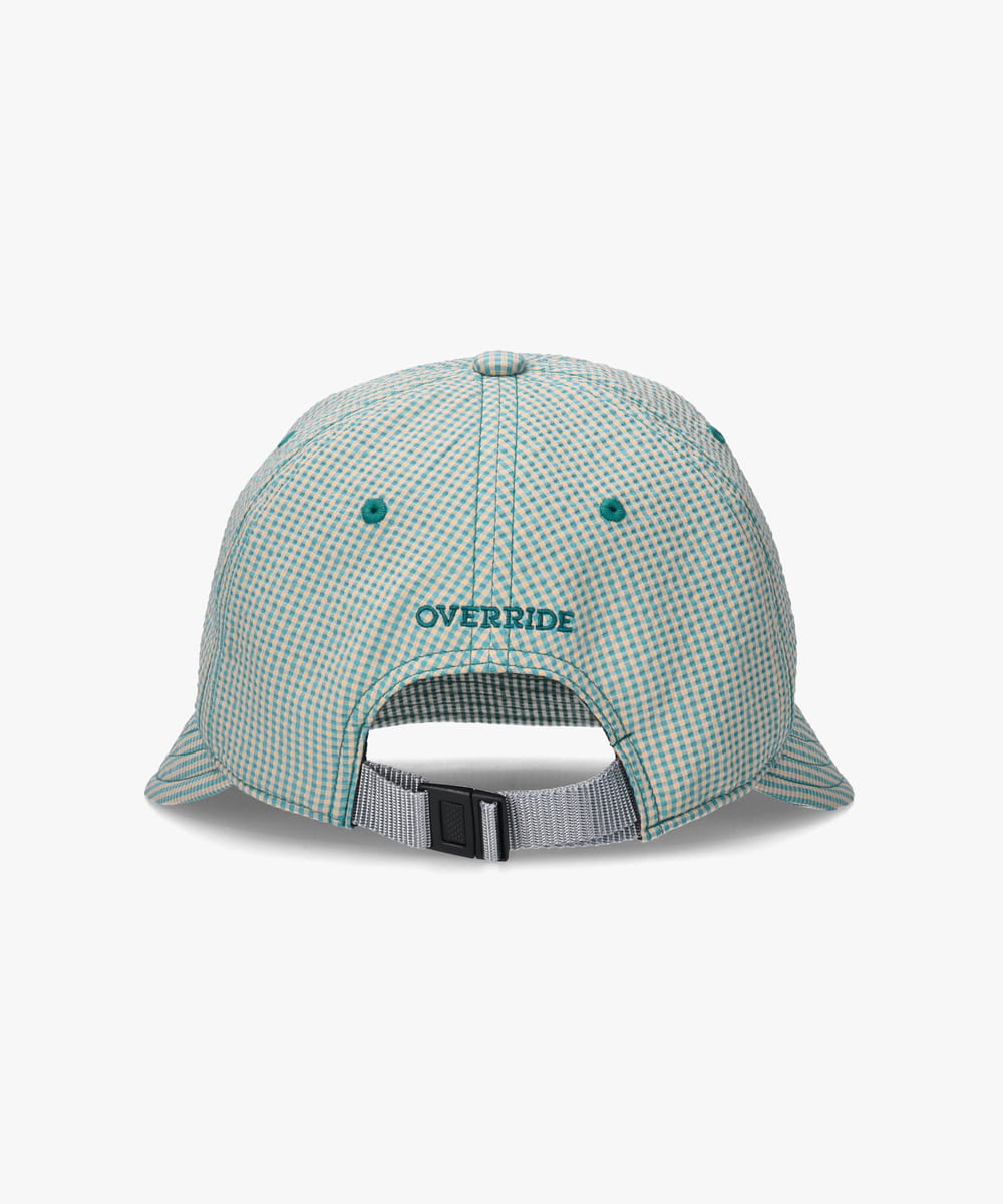 OVERRIDE  SUCKER GINGHAM WIDE CAP SGP — Product photo 18
