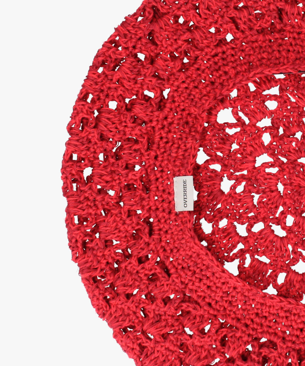 OVERRIDE  REC CROCHET BERET SG・貝雷帽 — 商品照片 15