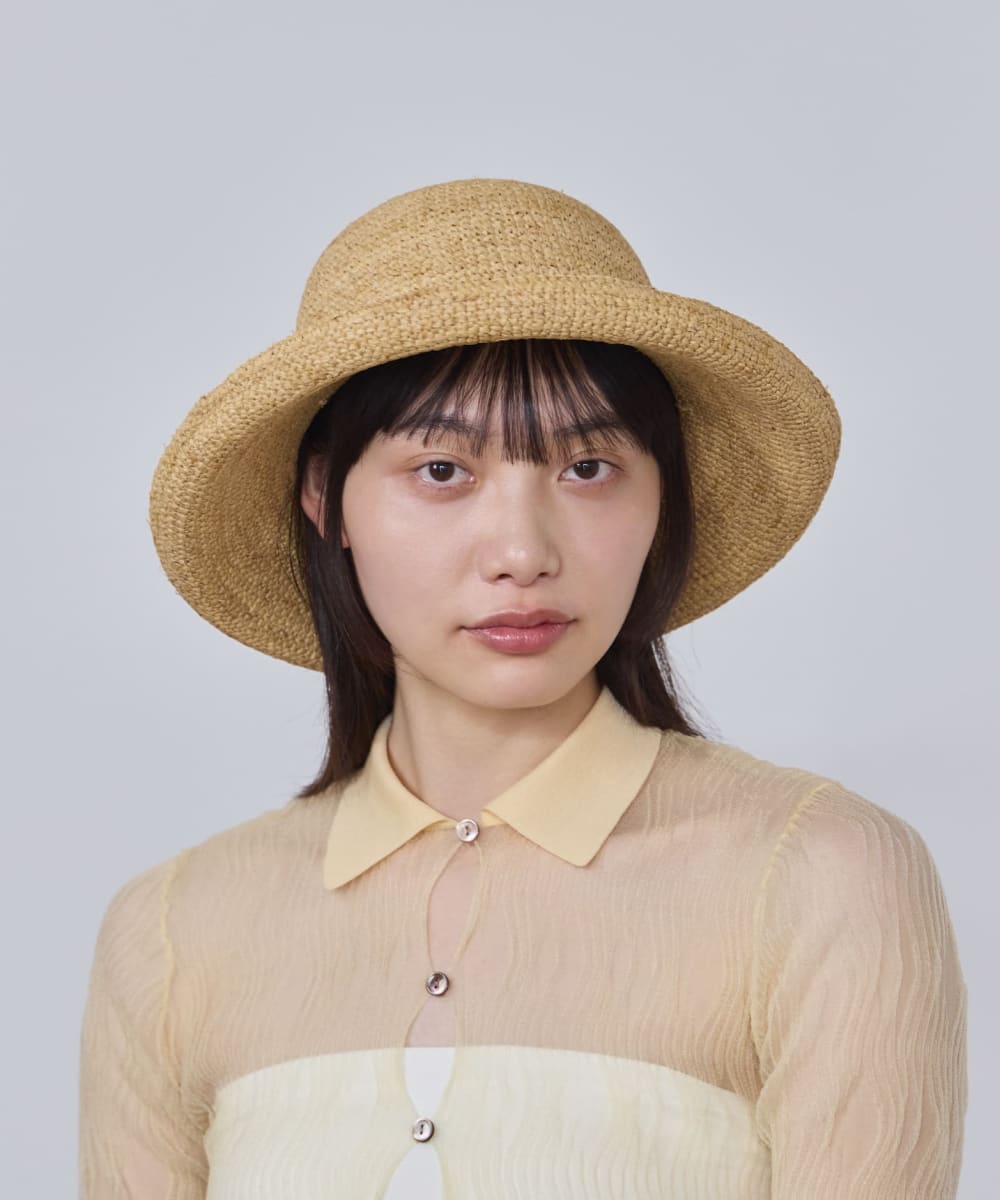 【予約】OVERRIDE  RAFFIA CROCHET SAILOR