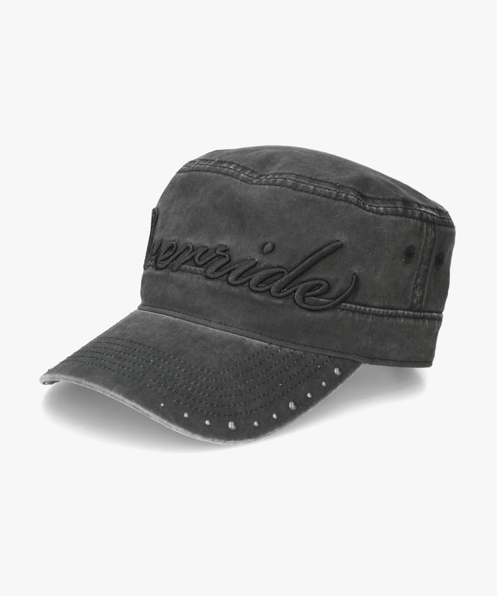 OVERRIDE  PIGMENT TWILL DE GAULLE CAP — 商品写真 11