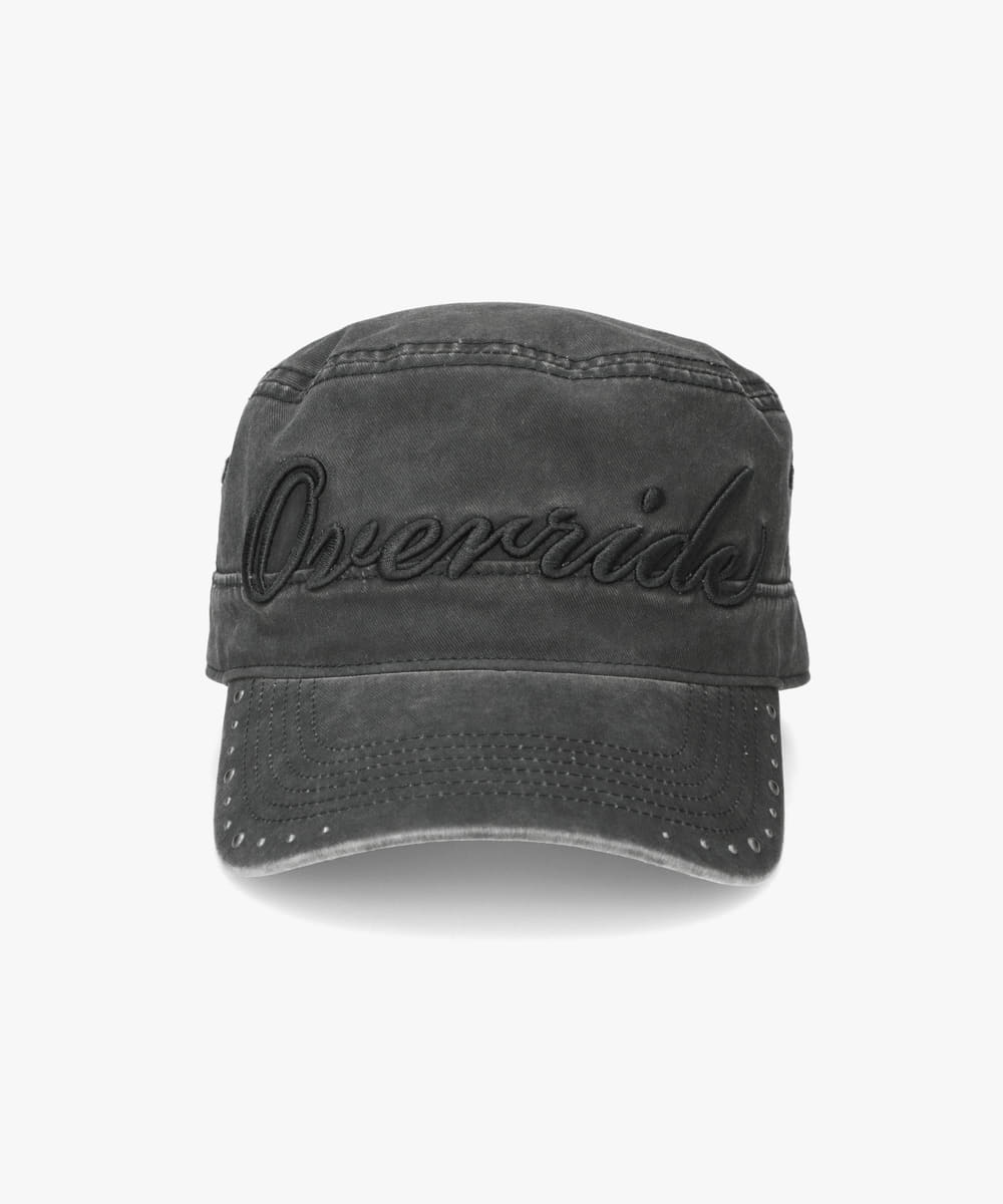 OVERRIDE  PIGMENT TWILL DE GAULLE CAP — 商品写真 12