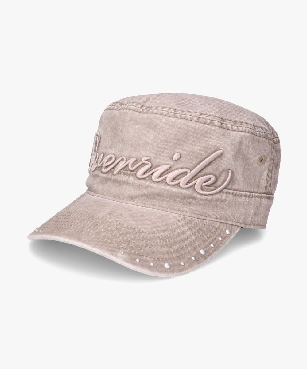 OVERRIDE  PIGMENT TWILL DE GAULLE CAP — 商品写真 5