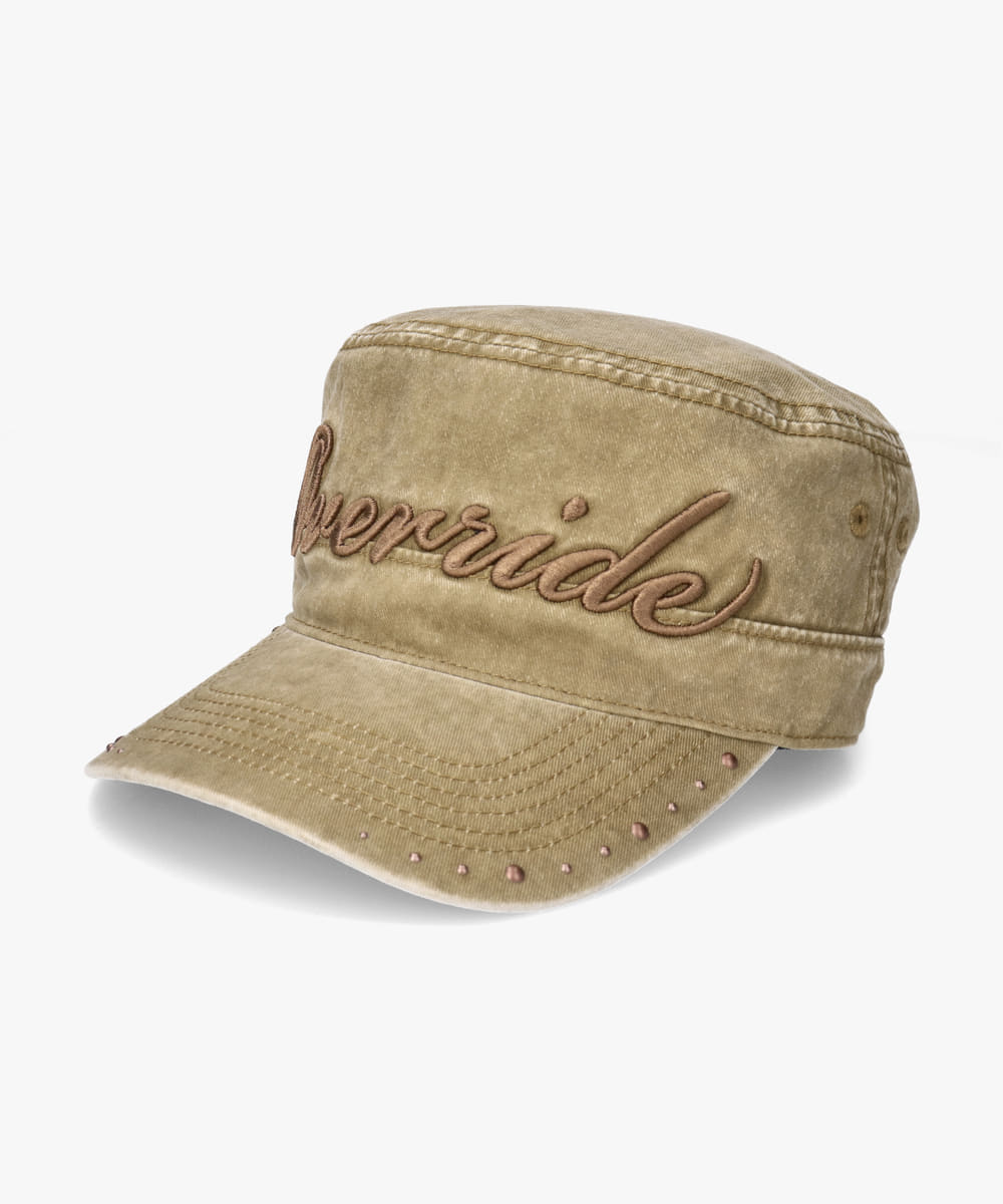 OVERRIDE  PIGMENT TWILL DE GAULLE CAP — 商品写真 18