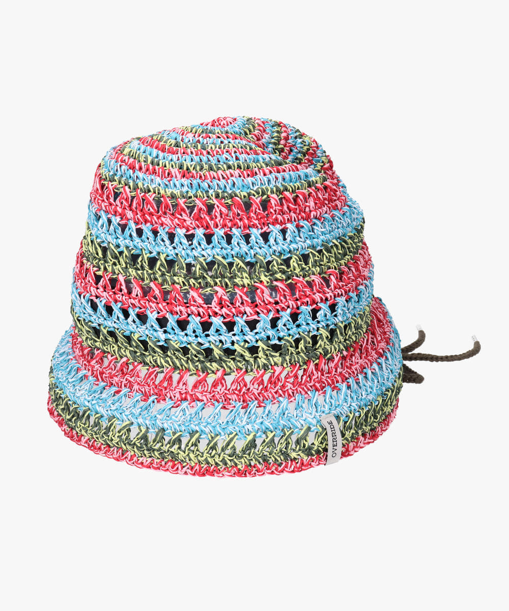 OVERRIDE  PAPER CROCHET MARINE HAT — Product photo 5